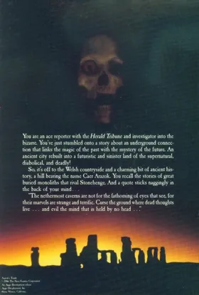 Arazok's Tomb box cover back